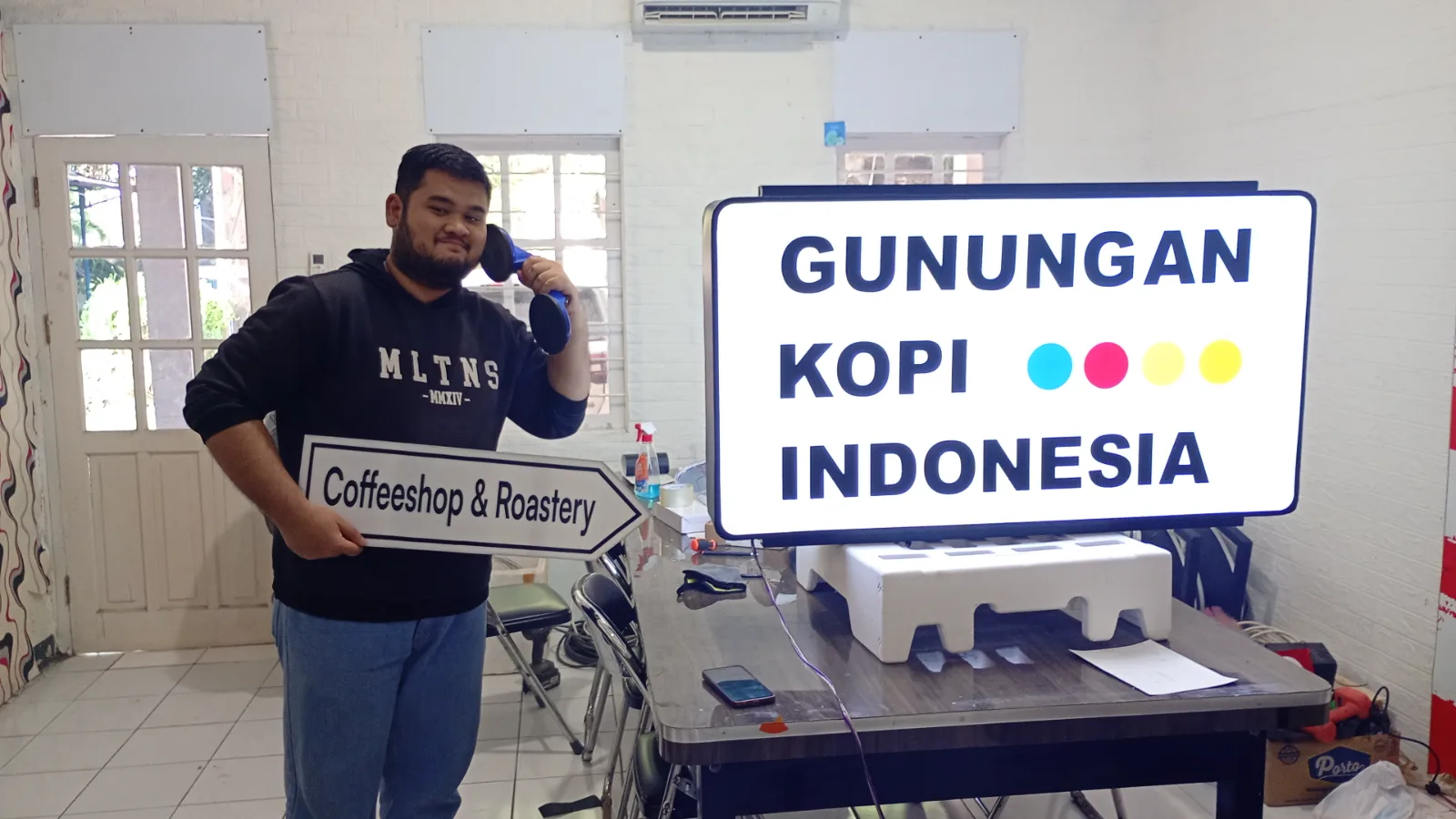 Neon Box & Letter Box 2 buatan AMP Advertising Cirebon